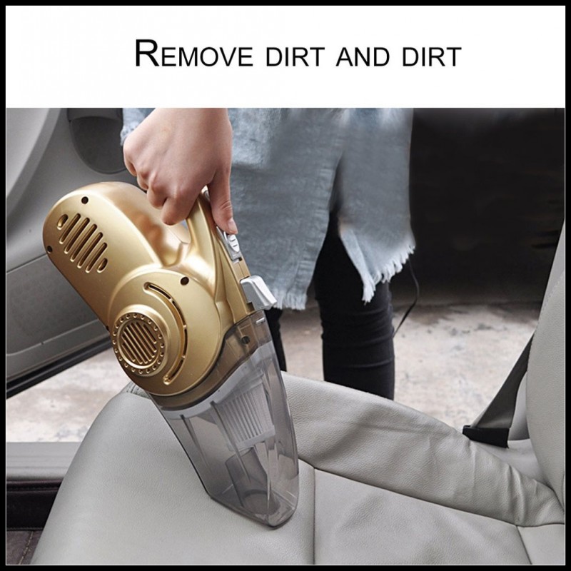 Hot 4 in 1 Handheld Car Vacuum Cleaner Dual Use Car Auto Inflatable Pump Air Compressor High Power with Digital Display