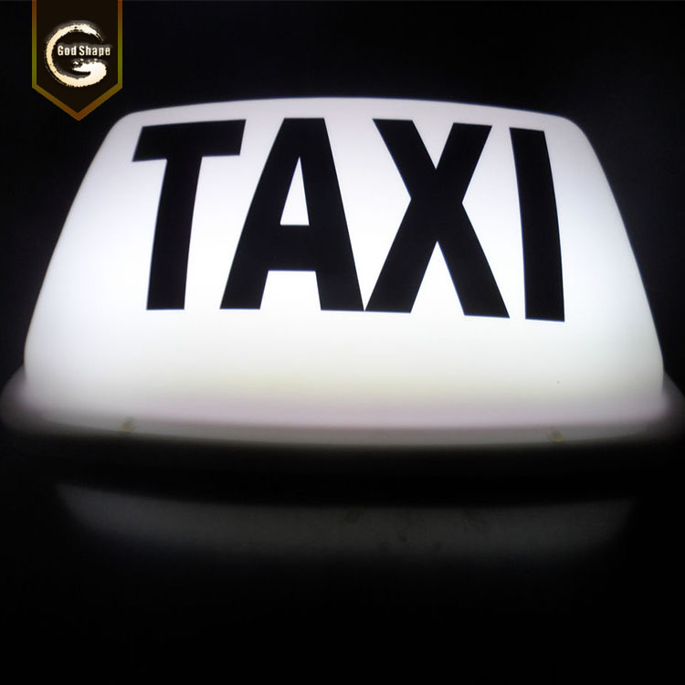 China AdvertisingTaxi top light box with magnets led car roof box with outside advertisement