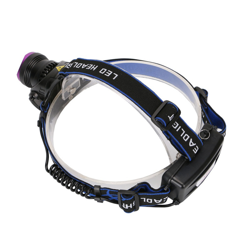 T6 Aluminum Light Cup Converging Headlamp Headlight Glare Outdoor Ultra-long-range Fishing Miner