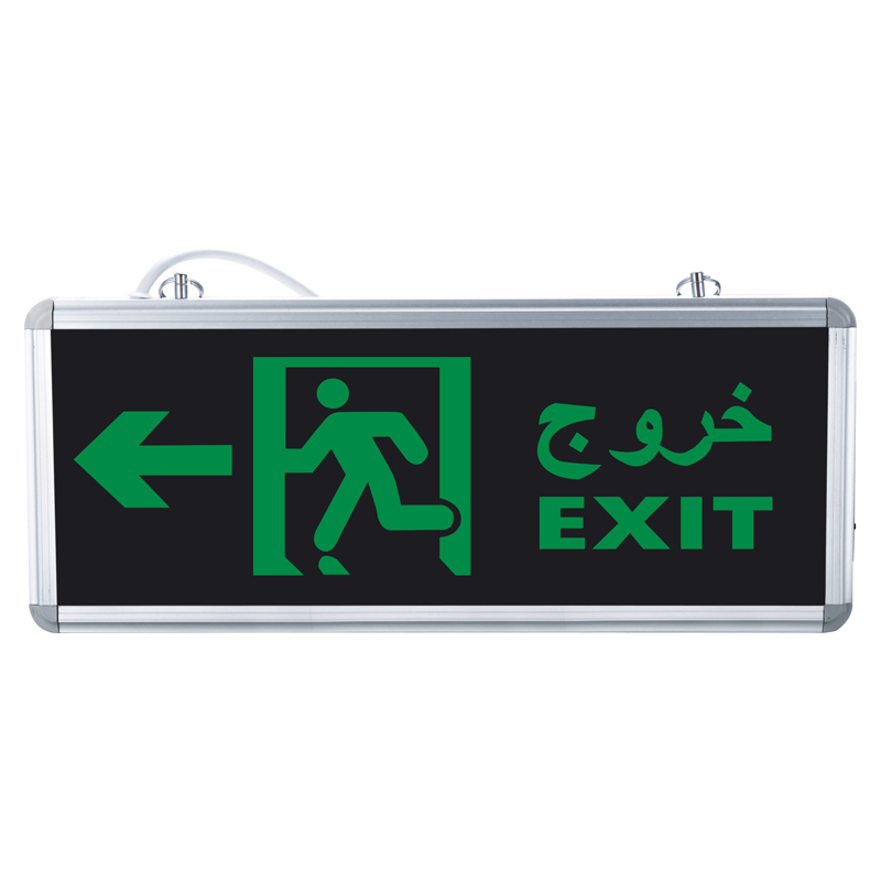 Double Sided Green Led Emergency Exit Sign