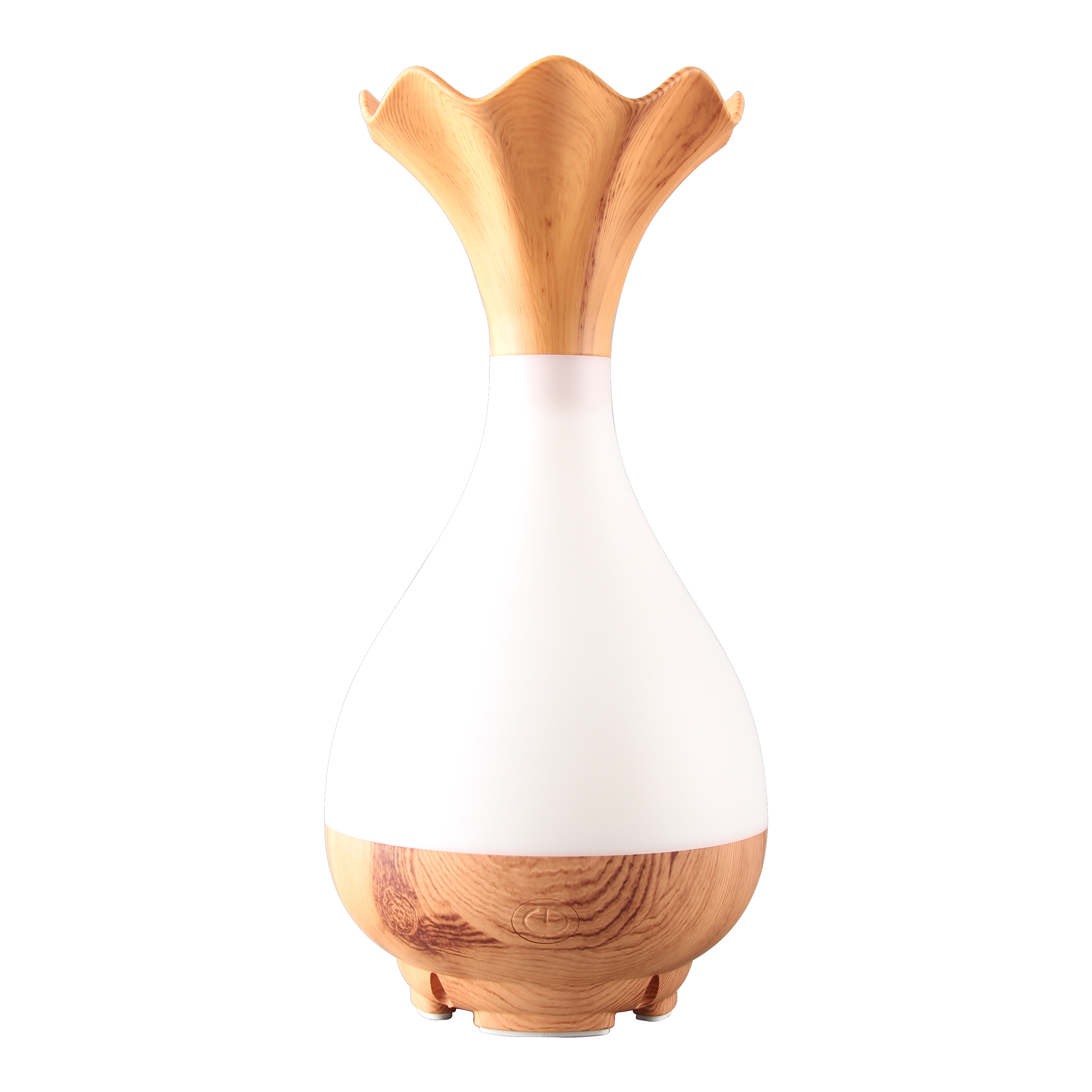 2019 Amazon Top Seller Aroma Vase Diffuser, New Product Wood Glass Aroma Diffuser, Cheap Wood Essential Oil Aroma Diffuser