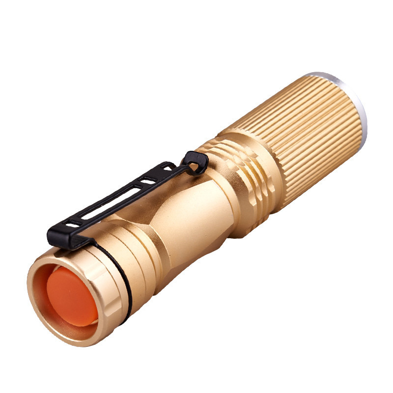 3 Modes MINI LED Waterproof Rechargeable Portable Zoom Super Bright Tactical Flashlight