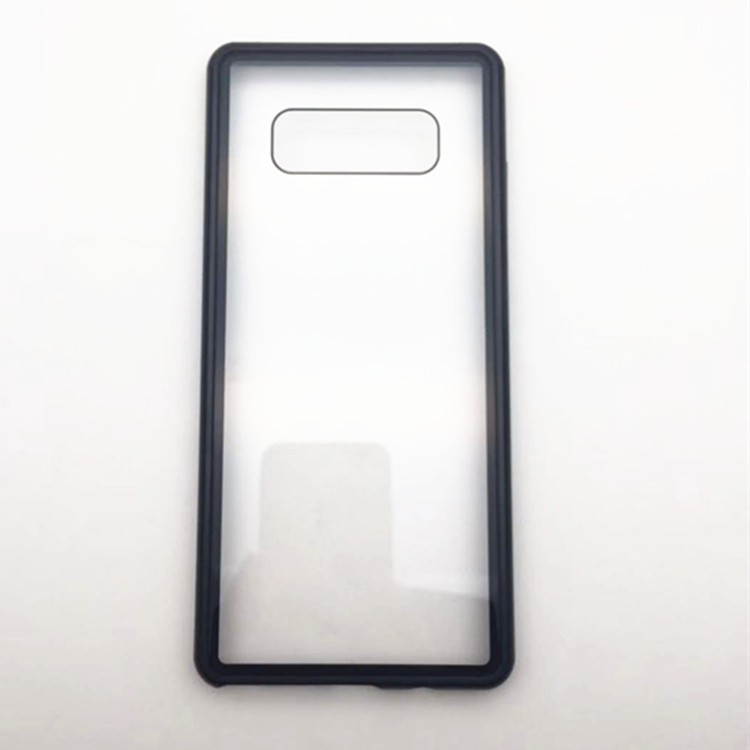 New Arrival Metal frame 6D glass flip cover drop  Magnetic phone case For Samsung galaxy S9 Plus bumper case