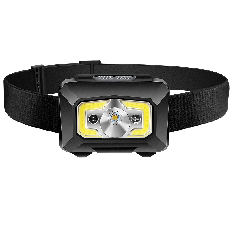 Ningbo Goldmore Motion Sensor Rechargeable COB Headlamp for Camping,Hiking,Outdoors