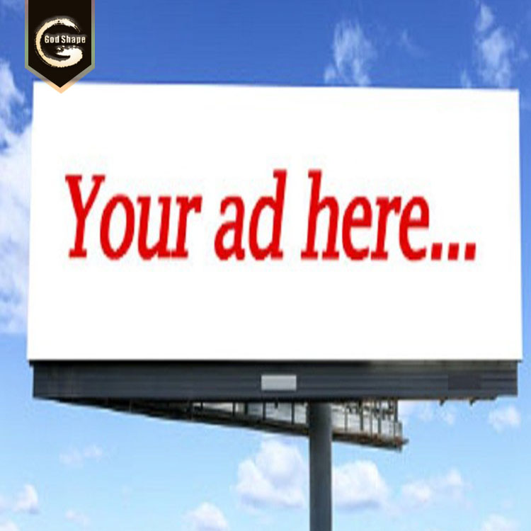 custom billboardsOutdoor road led pylon freestanding  advertising sign signage without video display board  in high way
