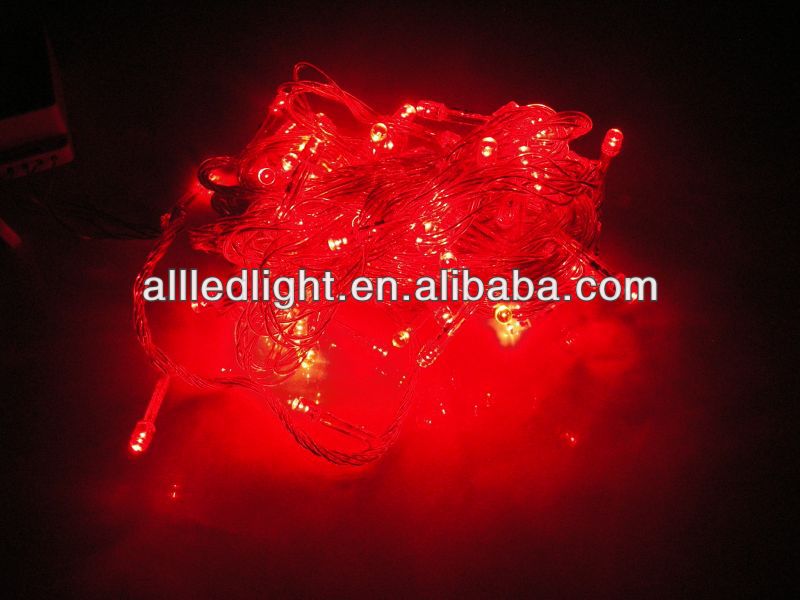 10 meter colorful led twinckle light red led chrismas light with controller