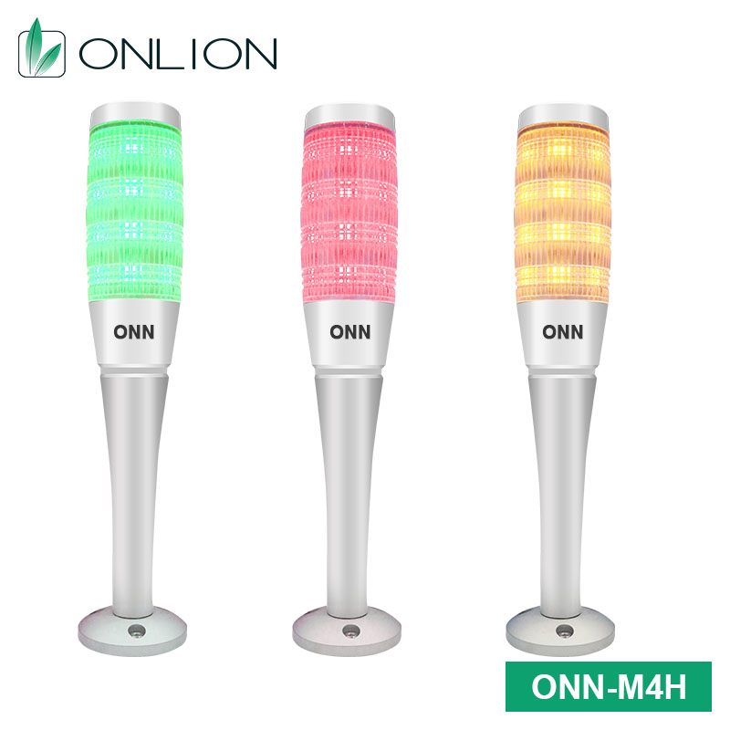 ONN-M4H  CE Approved Led Signal Tower Light With Buzzer Flash