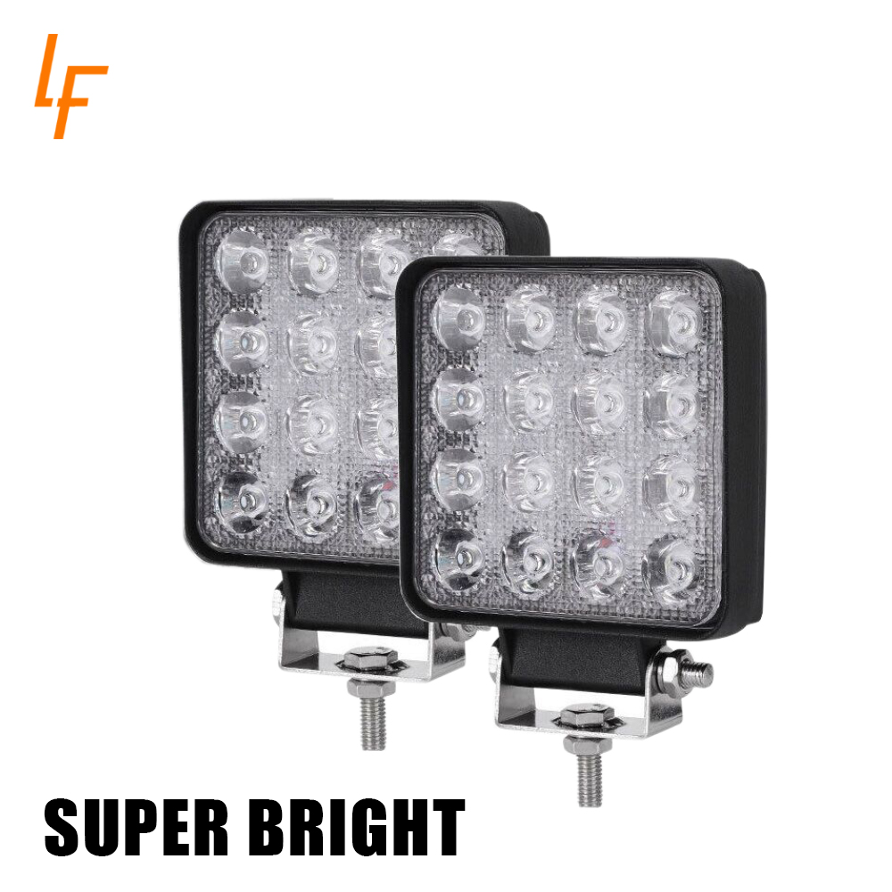 auto part 48w led bar for cars led work light, 48w square led light bar led bar