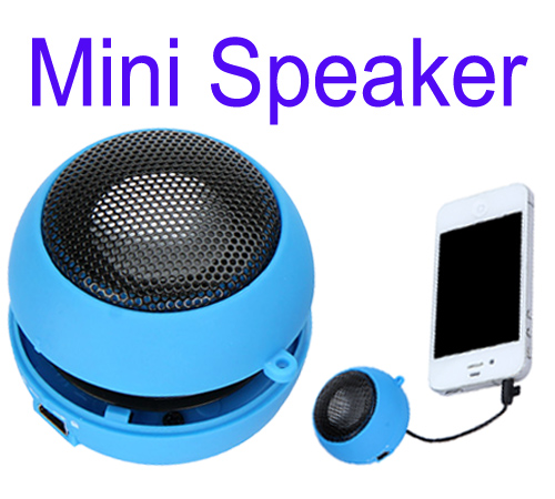 Free shipping!Portable pocket Mini Hamburger Speaker for iPhone iPad iPod Laptop PC MP3 Audio Amplifier Blue Wholesale