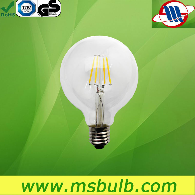 manufacture in haining tuv ce led filament g80 g90 g100 g110 110v 220v 127v led filament led 2w 4w 6w 8w very hot sale