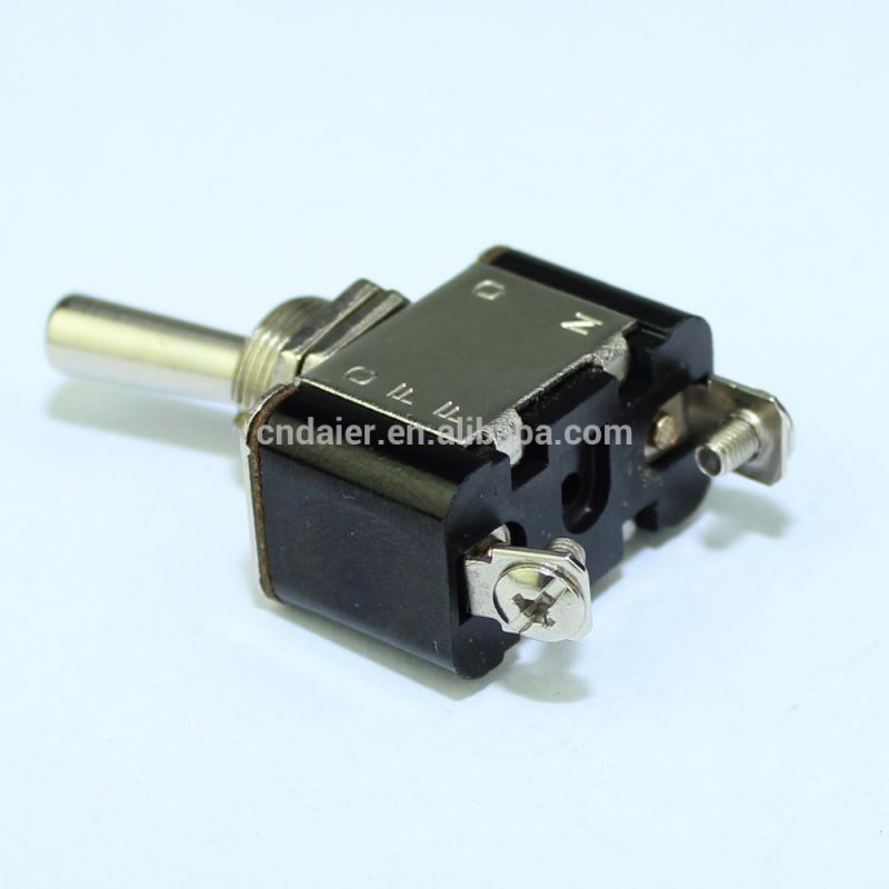 KN3A-101 12MM 15A 250V 2 Pin ON-OFF SPST Toggle Switch 2 Way