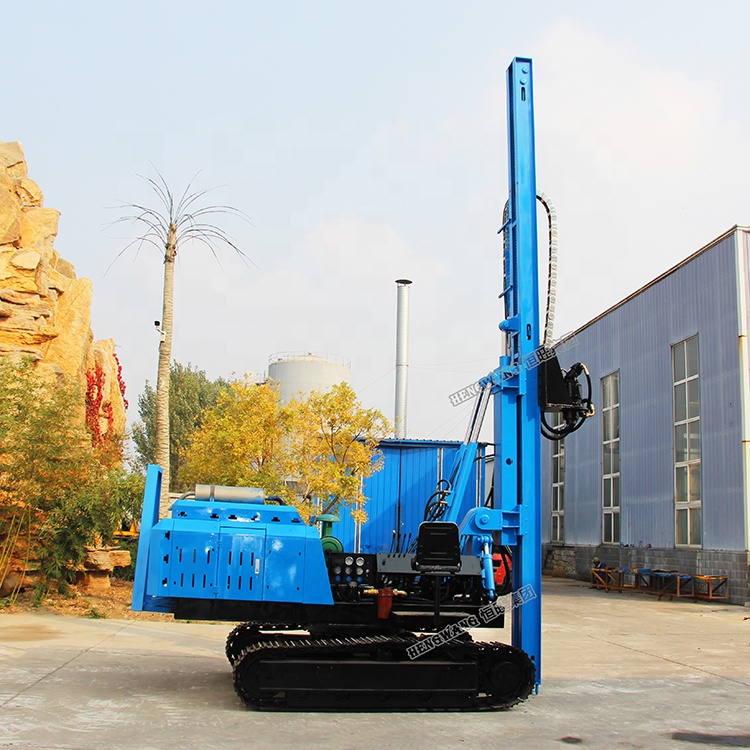 the crawler photovoltaic pile driver solar hydraulic