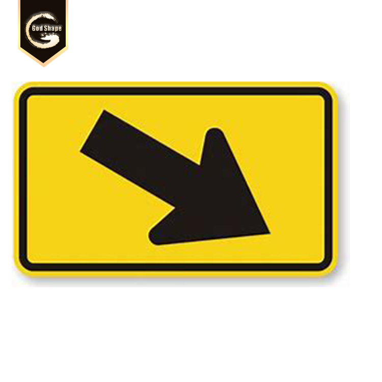 GS Outdoor Traffic Works aluminum sheet  metal sign street traffic road arrow sign board