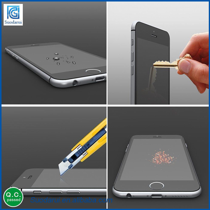 Mobile Phone Protect Scraped Screen Protectors Transparent 2.5D 0.33MM Tempered Glass For iphone 8 8plus 7 7plus 6s