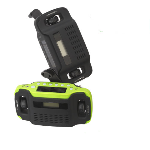 Portable Emergency Solar Charger Flashlight Radio