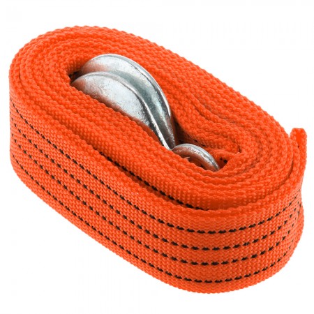 3 Ton 3M Car Tow Cable Towing Pull Rope Strap Hooks Heavy Duty Durable