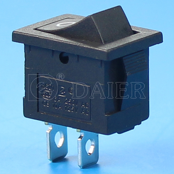 KCD1-2-101 6A 250VAC ON OFF 2 Position 2PIN Mini CQC Rocker Switch KCD1 104 Rocker Switch