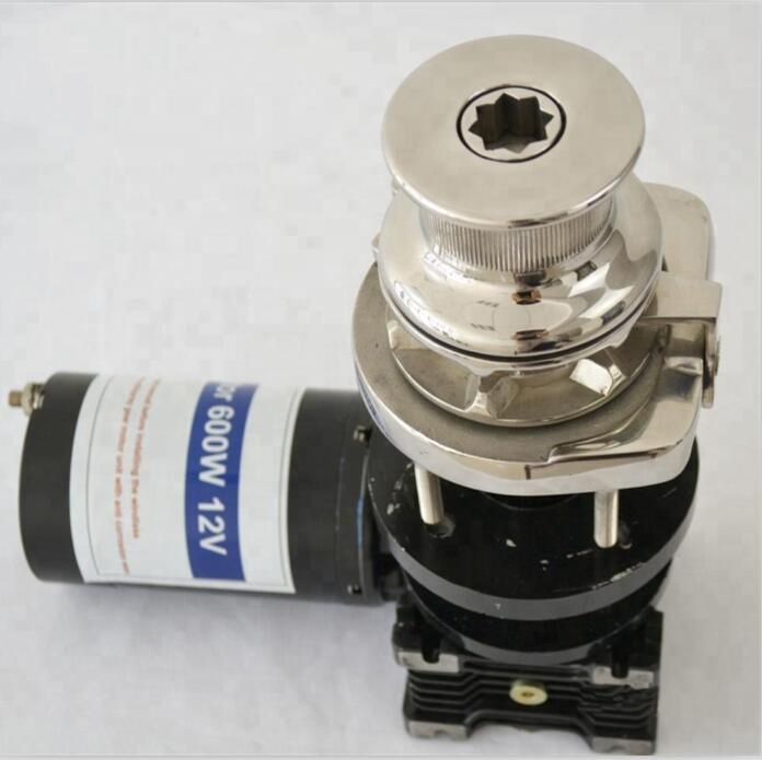 400W 12V marine boat ship yacht anchor chain rope drum capstan winch JVVC-003