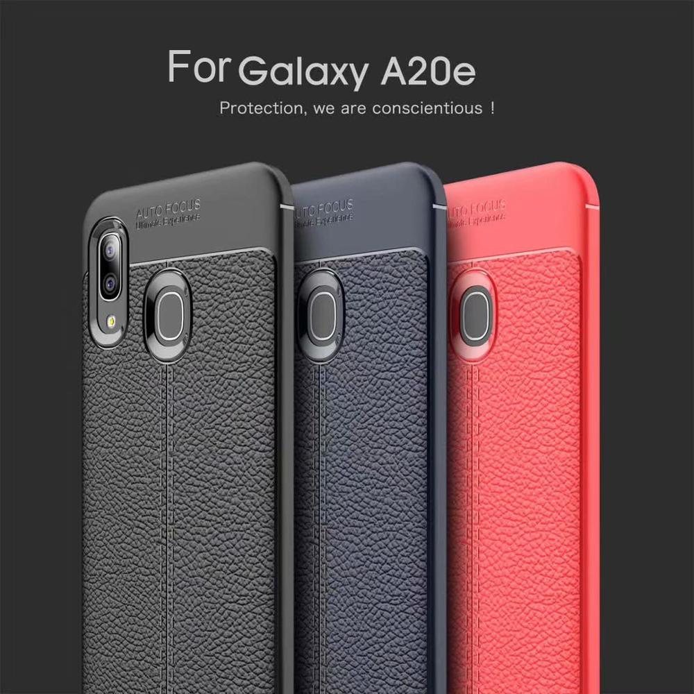 Hot Sell Litchi pattern Soft Tpu for Samsung galaxy A20 E