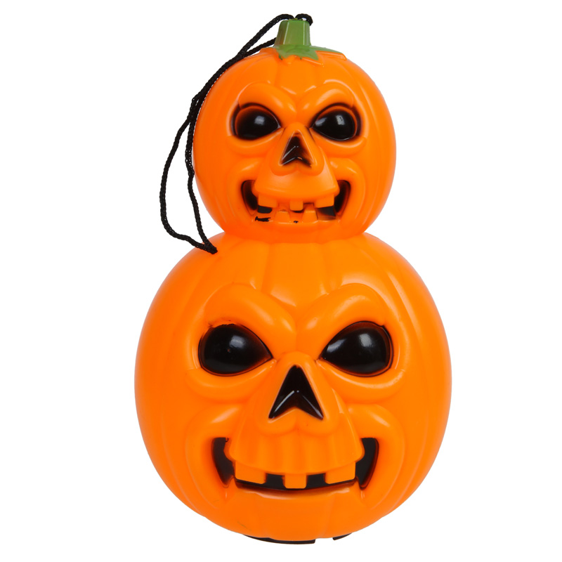 Halloween Decoration Pumpkin Hand Lamp Lantern with Light Ghosty Laughter
