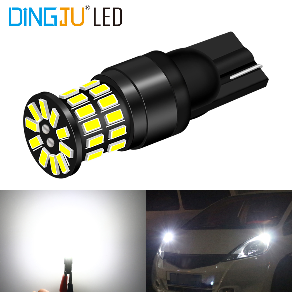 Cheap T10 3014 38smd W5w Bulb 12v 1.7w 198lm Led Decoding Instrument Indicator Licence Plate Light Of Low Price