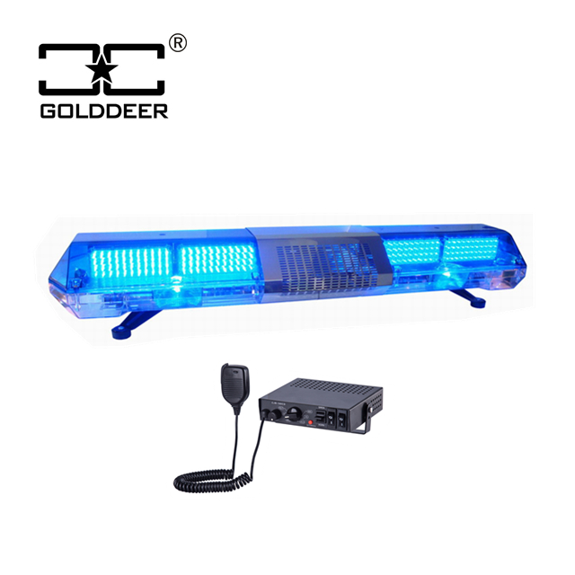 1200mm amber and blue High-quality halogen rotating flash warning light bar with siren  (TBD02622)