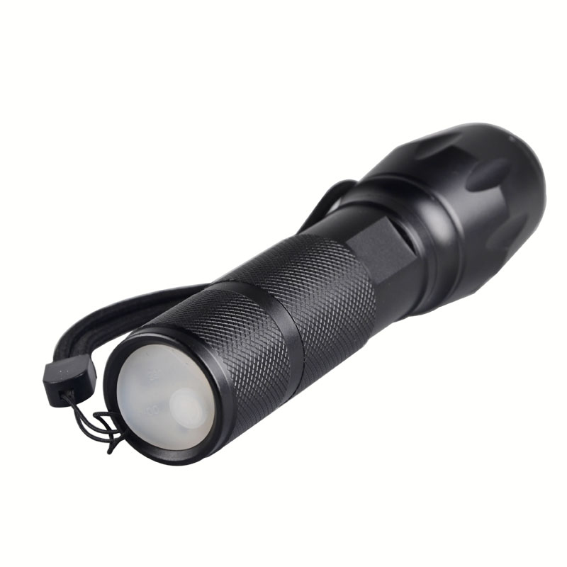 TOPCOM 10W Zoomable Mobile Phone Micro LED Flashlight Waterproof USB Torch LED Flashlight Amazon Hot Selling