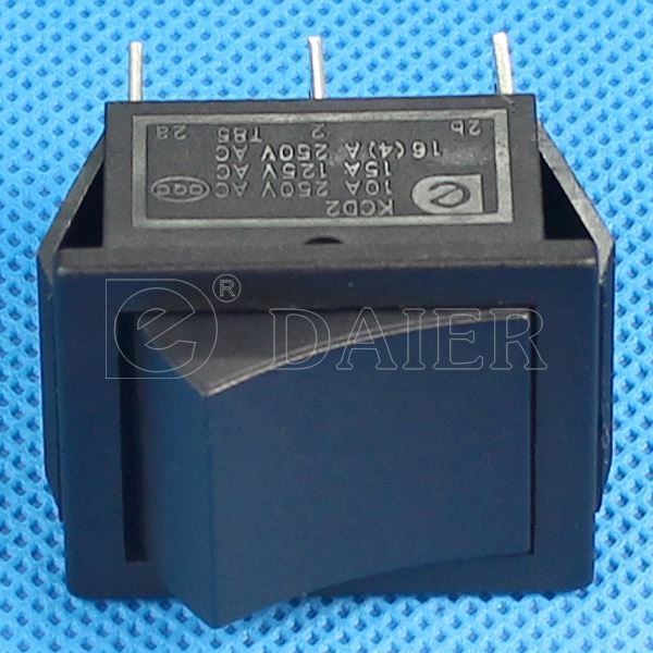 ON ON 2 Positin Double Pole White 6 PINS Rocker Switch