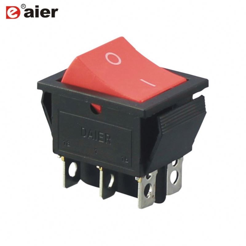 KCD2-202 2 Position 6PIN DPDT Rocker Switch With Solder Terminal