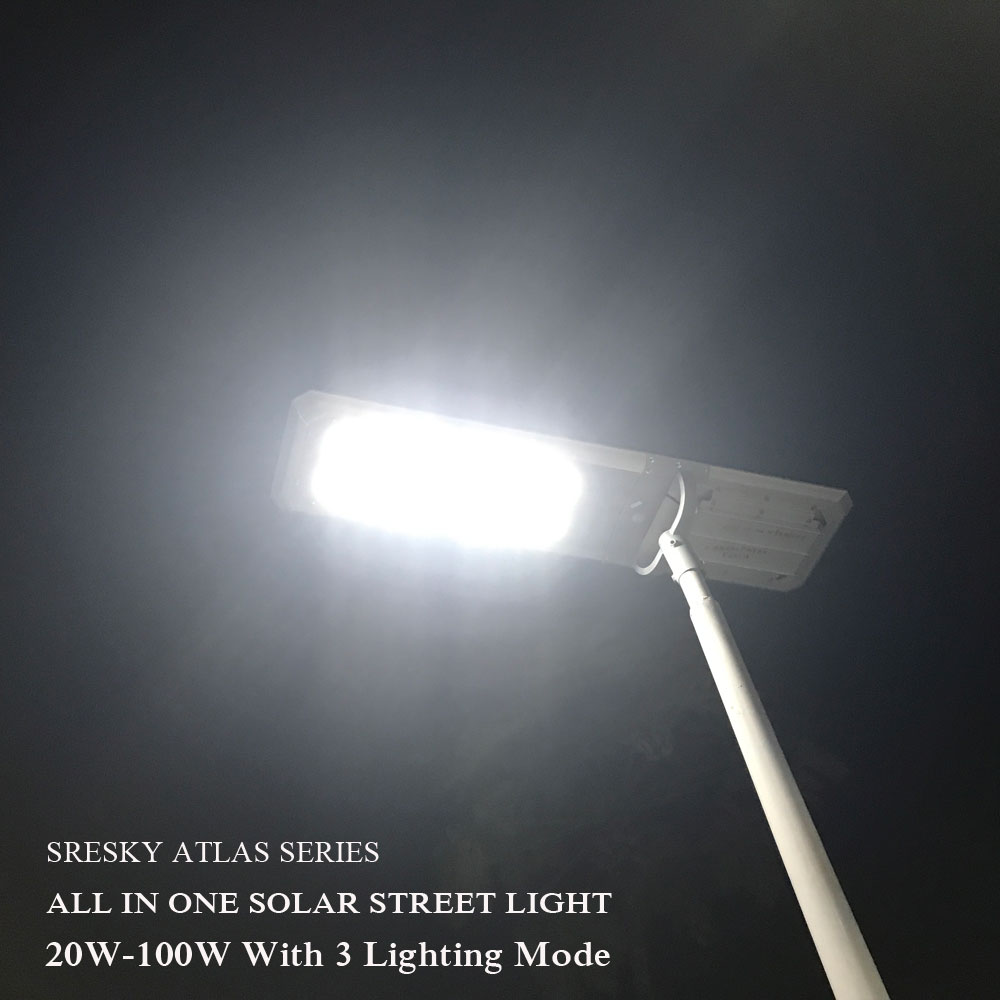 40W solar panel street lamp waterproof led street light ip68/ip65