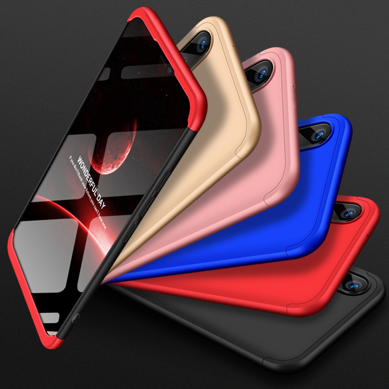 360 Cover case for Huawei Y9 2019, Removable 3in1 Hard PC Shield Back Cover Case for Huawei Y9 2019 phone cases