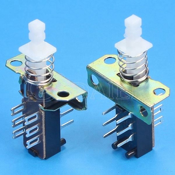 ON ON Latching Soldering Type 12 Volt Pushbutton Switches