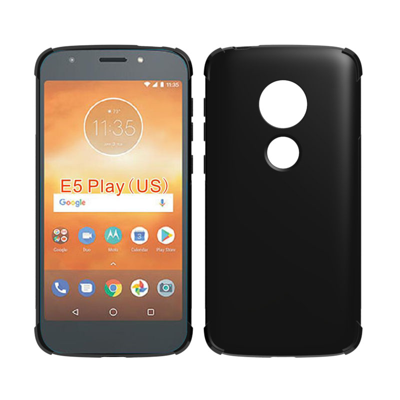 Transparent Shockproof soft Tpu cover case For Motorola Moto E5 Play