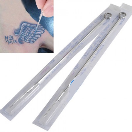50 Stainless Steel Tattoo Needles Round Liner RL 3RL Model 1