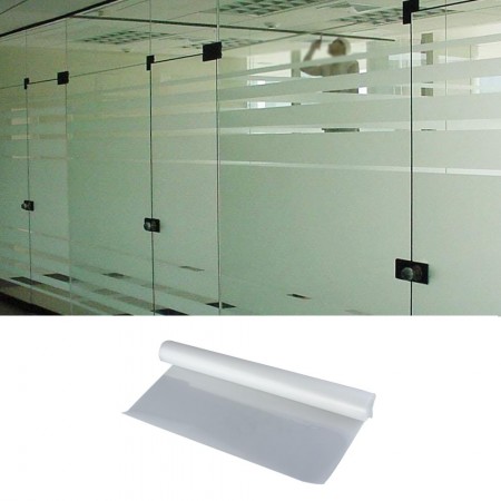 Roll Frosted White Privacy Glass Window Film 0.53m