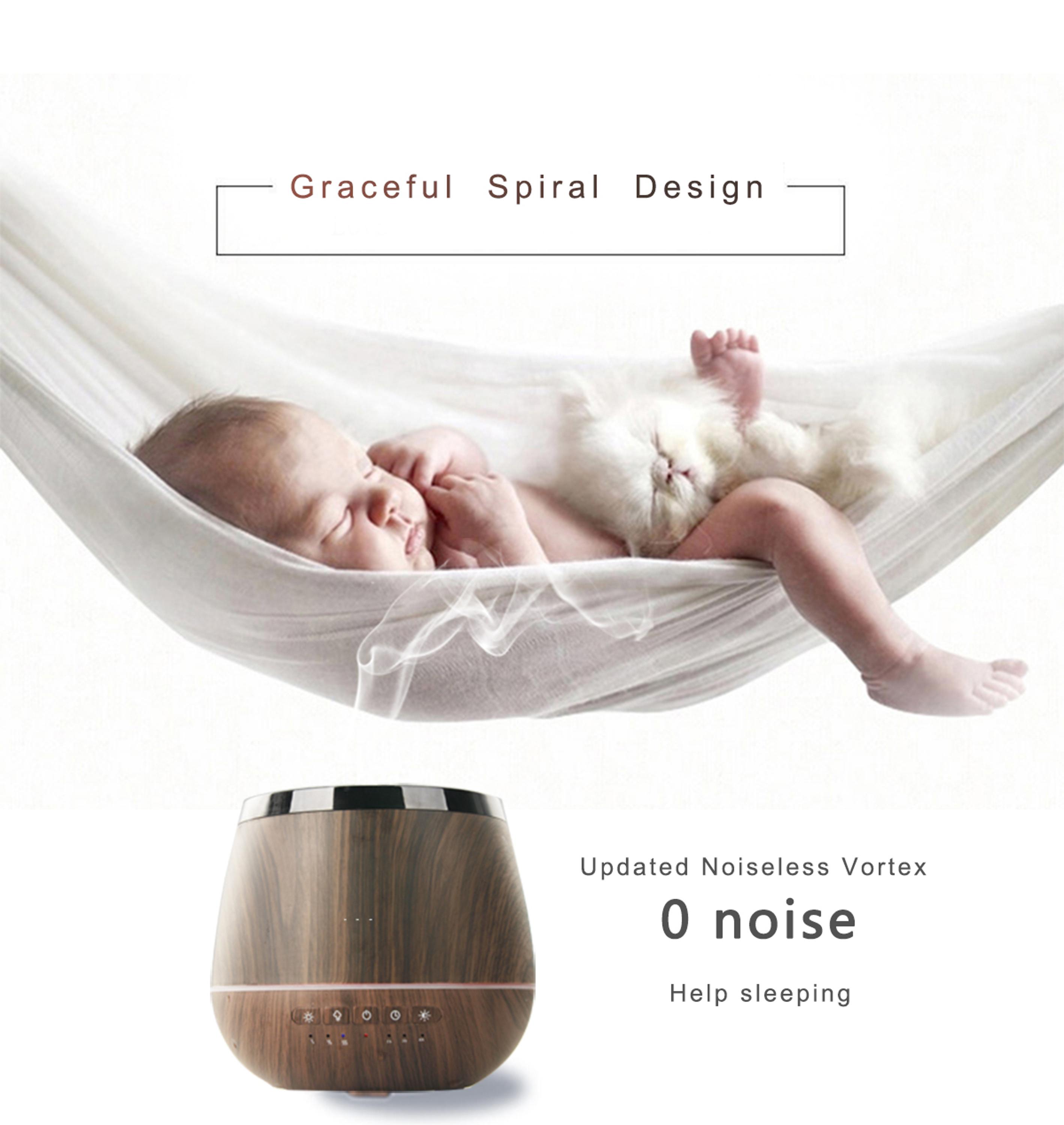 Bluetooth Music Player Ultrasonic Aroma Essential Oil Diffuser Best Gift to Family