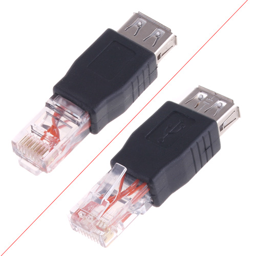 USB Female to Male Ethernet RJ45 Connector Adaptor Wholesale