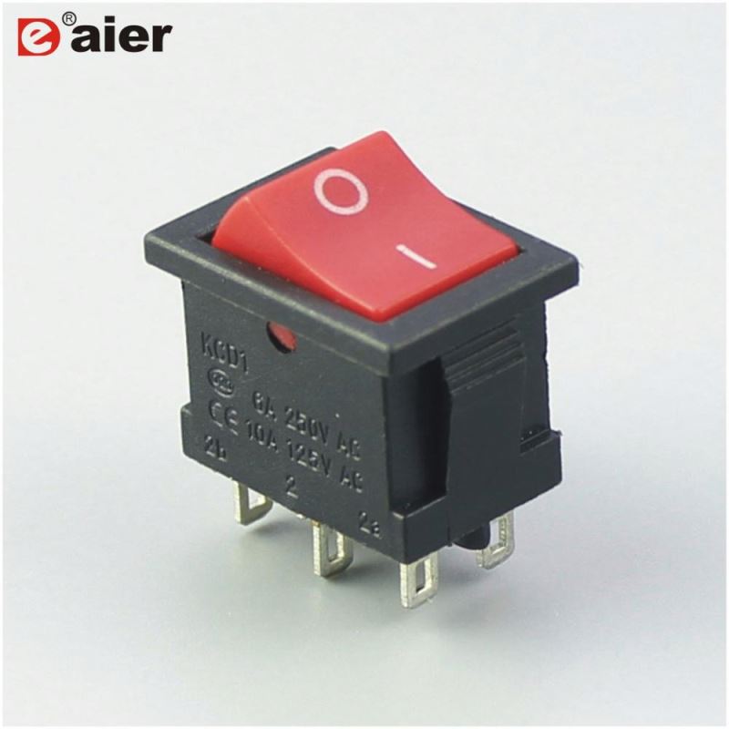6 Pins rocker switch dpdt