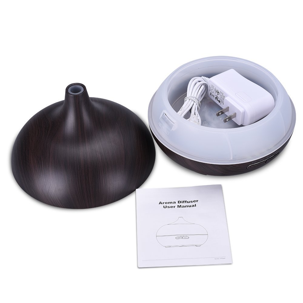 Hidly Best Price High Quality Low Noise Ultrasonic Essential Oil Diffuser Wooden Aroma Diffuser