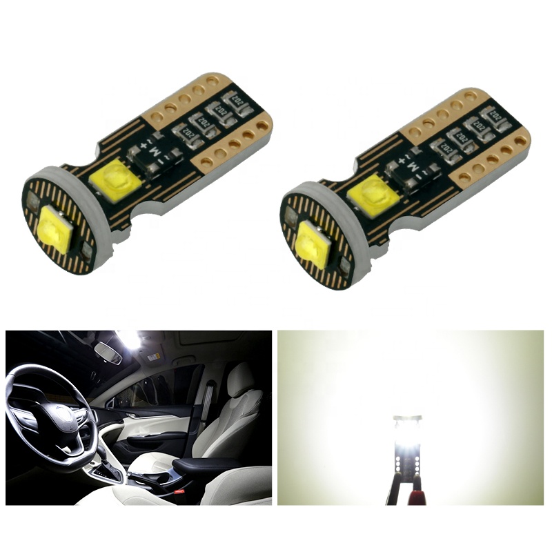 Wholesale Cheapest Price Base Wedge Bulb 12V 7W Led Yellow T10 3 Smd 3535 Light