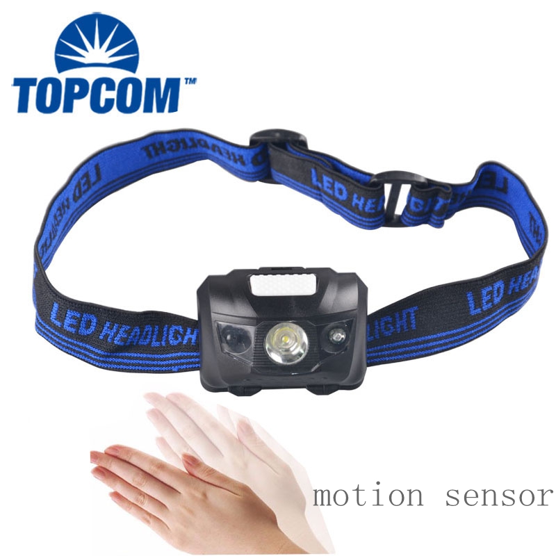 Inductive Remote Control Running Sensor Head Torch Lamp New Sports Motion Sensor Headlamp For Cycling Bike