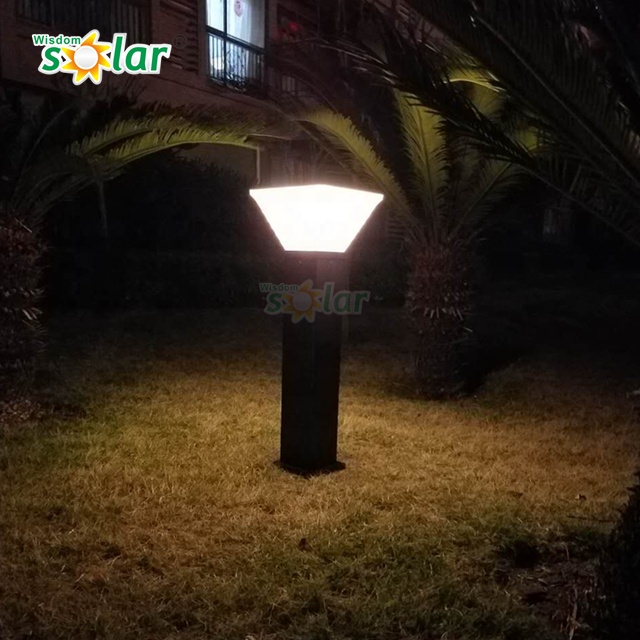 outdoor solar Aluminum stainless steel solar garden lawn light(JR-B008 solar garden light)