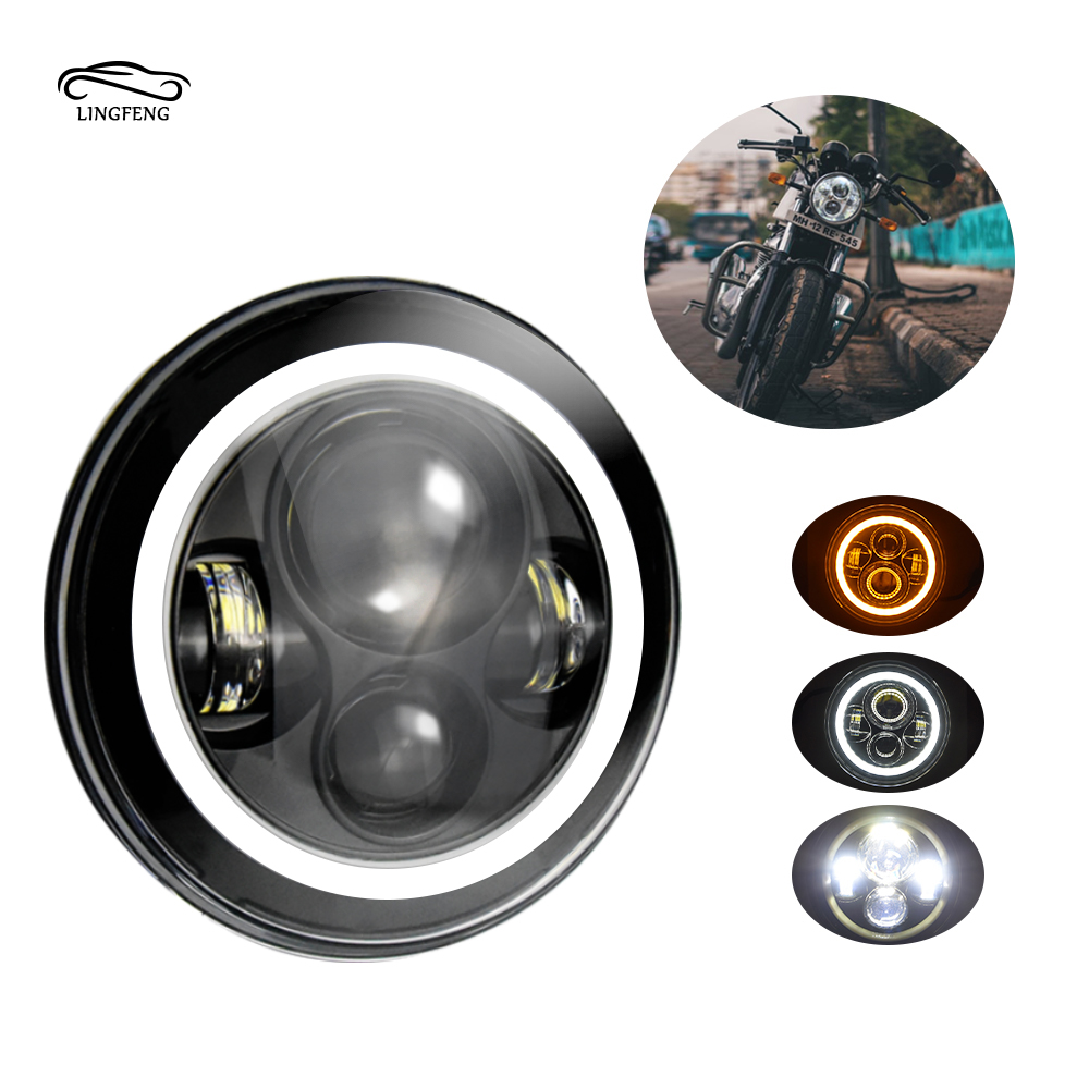 Factory Offer 7 Inch Round  High Lumens Powerful  led headlight