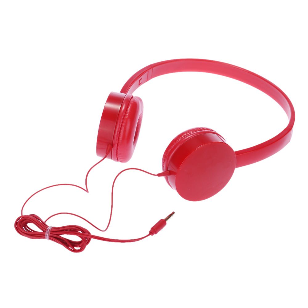 Adjustable Lightweight Stereo Music Bass Headset Earphone Fashion Headphones Wired for iPhone/iPad/iPod/Smartphones/Desktop