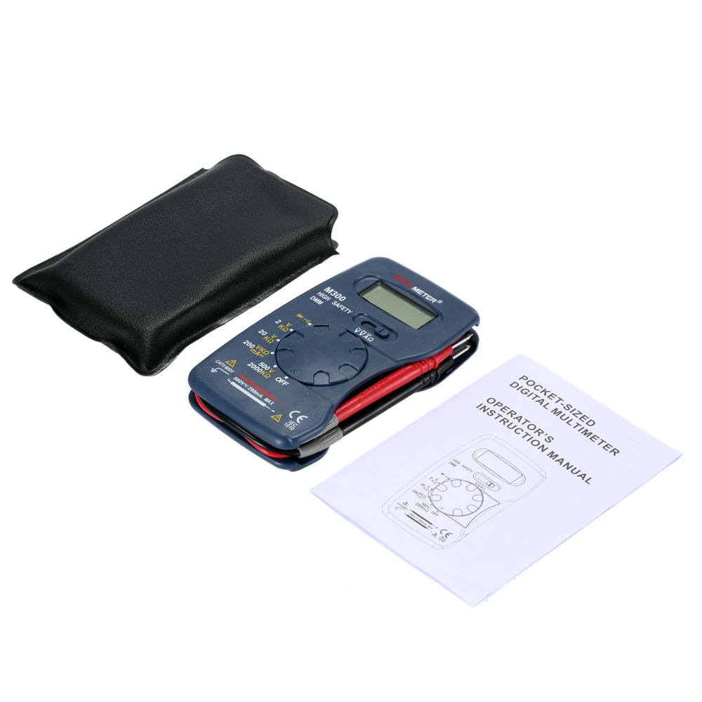 M300 Portable Digital meter Handheld AC/DC Voltage DC Current Resistance Measuring Diode Continuity Test