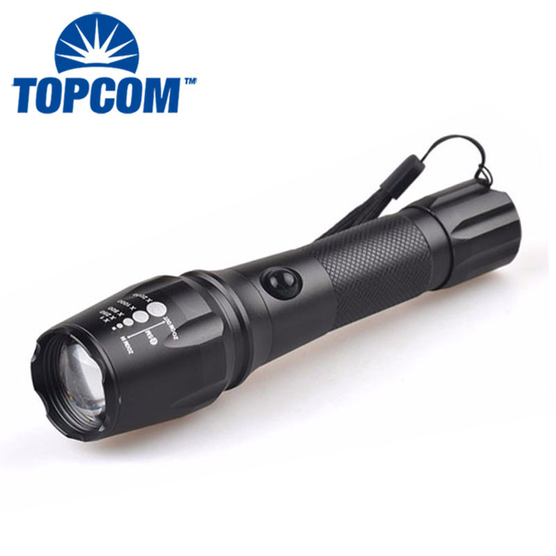 Telescopic 10W T6 Led Best Tactical Camping Fishing Waterproof Rechargeable Led Flashlight For Outdoor