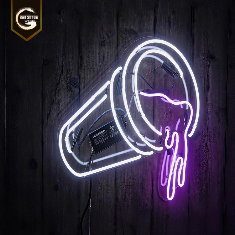 China wholesale factory price bar home decorative glass neon sign cute bear