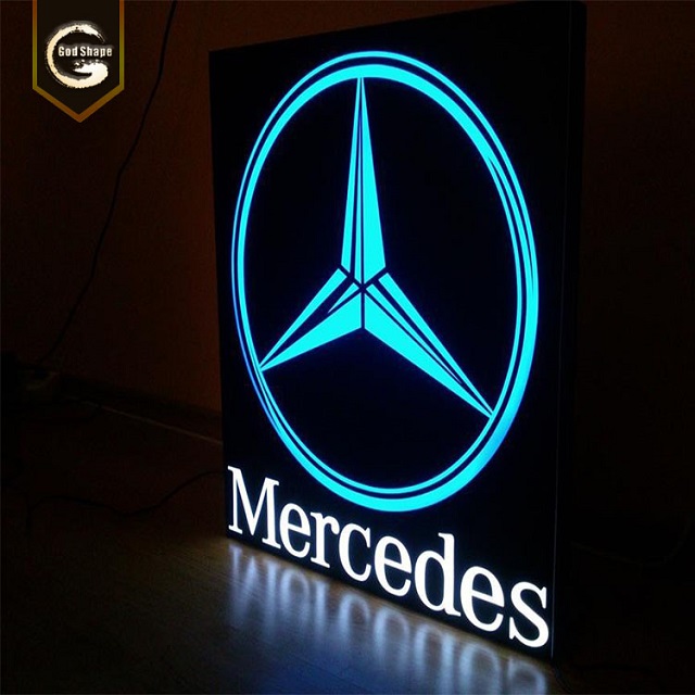 Custom Outdoor 3D Stainless Steel Car Back and Letters Sign