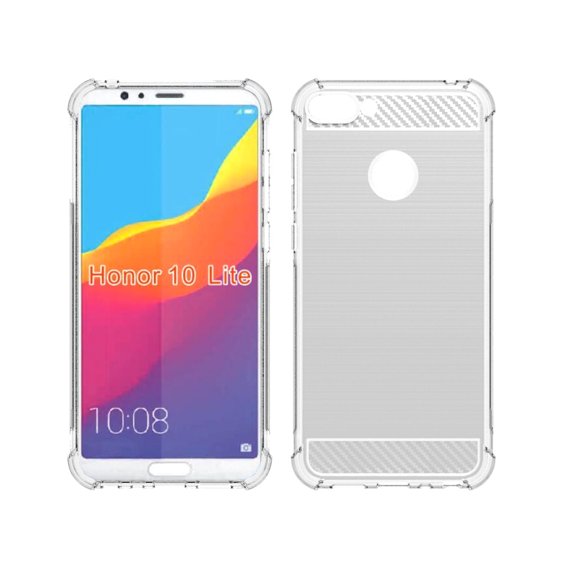 Carbon Fiber Cover soft Tpu case For Huawei honor 10 Lite