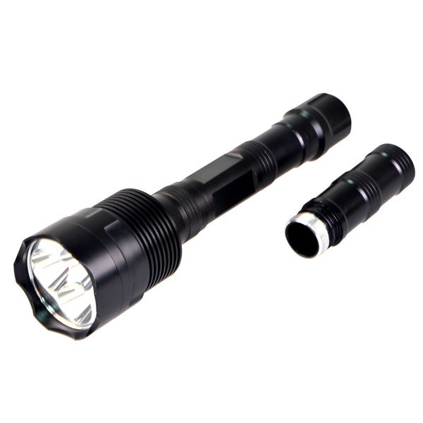 Best Tactical 18650 Rechargeable Battery Long Range Flashlight